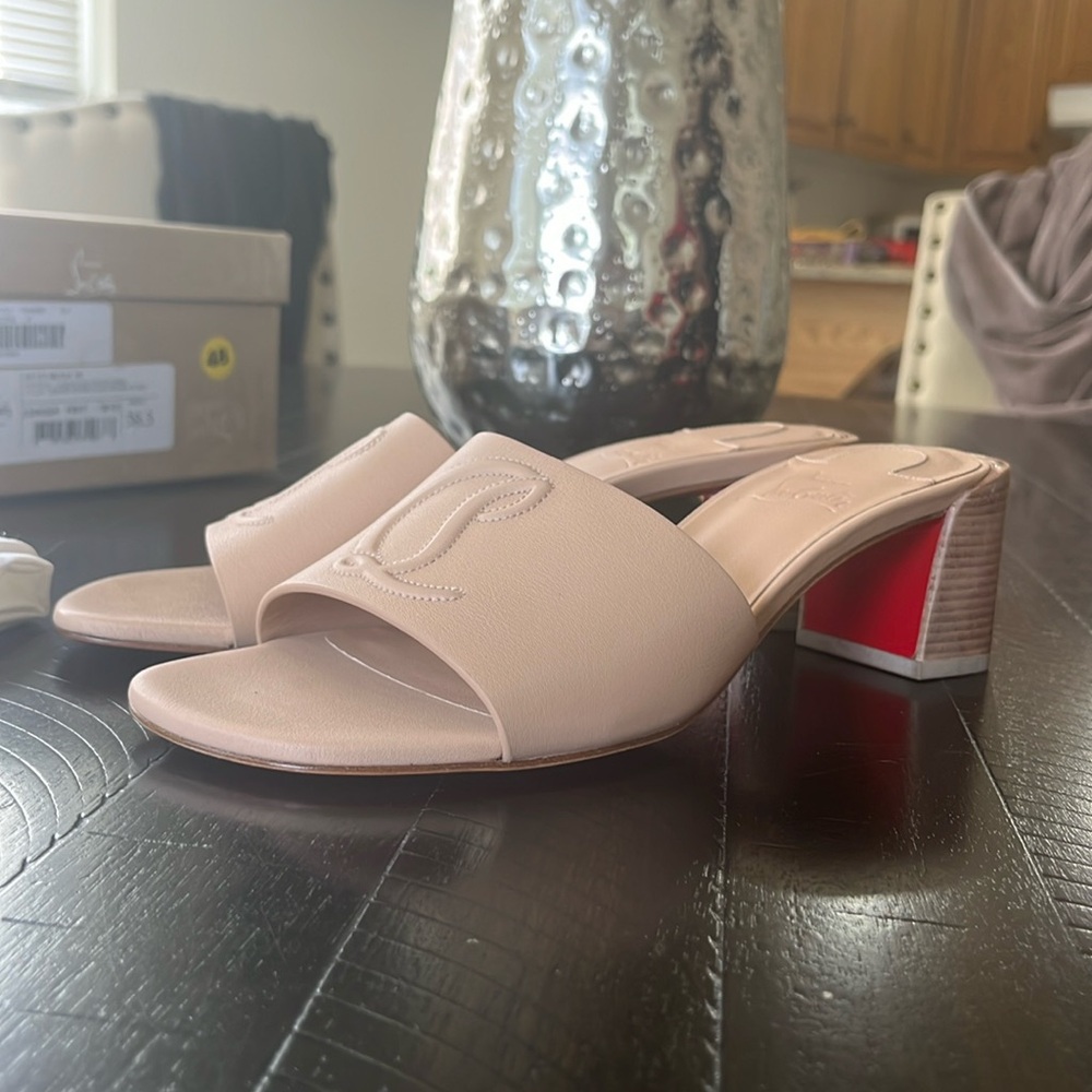 Christian Louboutin So CL Mule in Brown